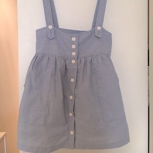 Chambray Jumper with pockets